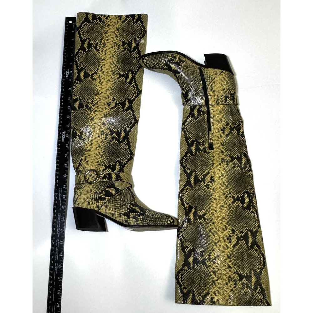 Jimmy Choo OTK Beca Tall Boots Snake Over The Knee Women's EU 36  US 6